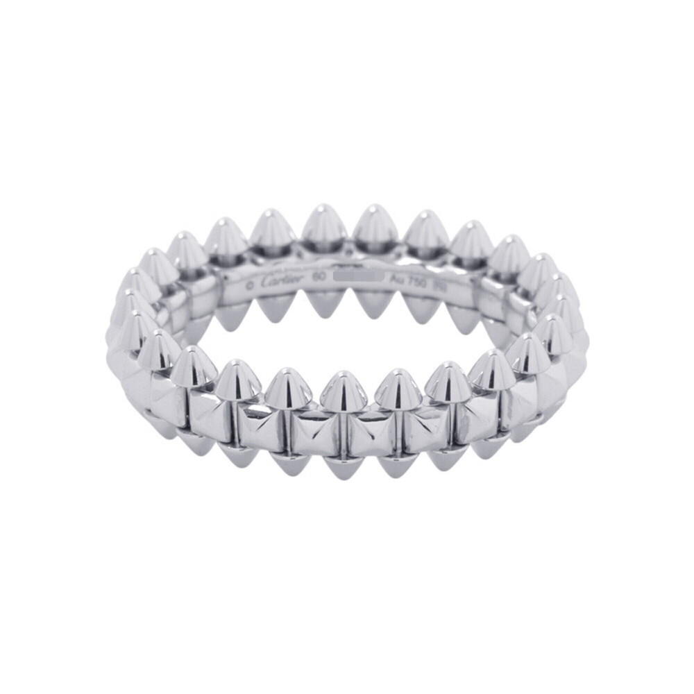 Cartier Clash de SM 18KWG White Gold Ring, Size 60, B4233100.